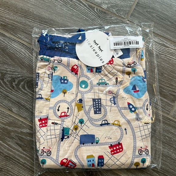New in bag NWT mens little sleepies Road Trip lounge pajama pants XS extra small - Picture 2 of 4